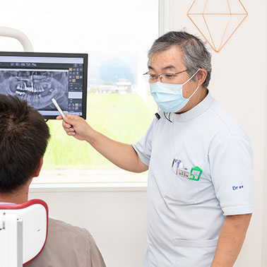 諫早市小野町 たなか歯科医院 診断と治療計画のご説明