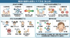 唾液の役割のまとめ